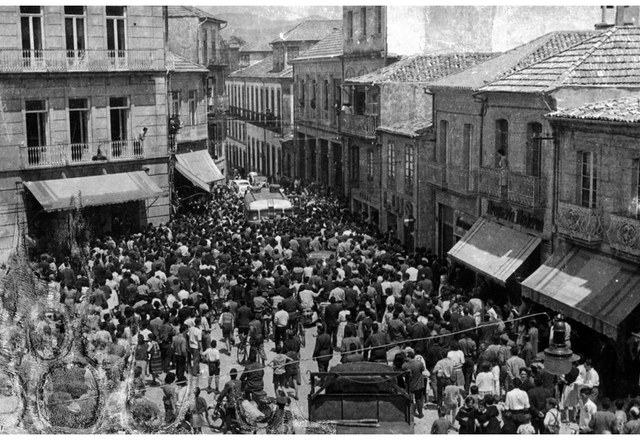 O recibimento aos heroes de León · 1960